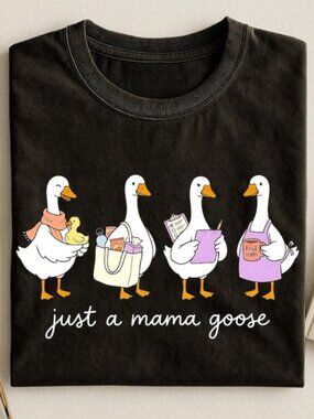 Mama Goose Shirt, Funny Mom Life Tee, Cute Mother’s Day Gift